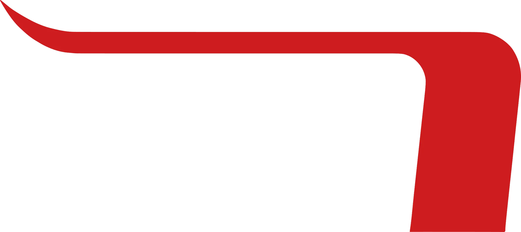 Czerwony abstrakcyjny kształt graficzny na czarnym tle